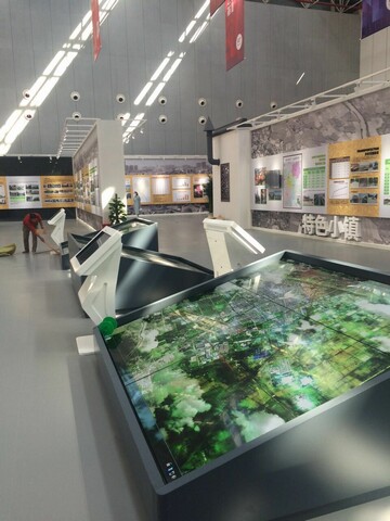 宿遷市建市20周年展覽館信息發(fā)布、觸摸設(shè)備均由米可提供